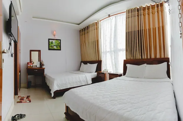 Phòng 2 giường ngủ của Sasavuta Hotel
